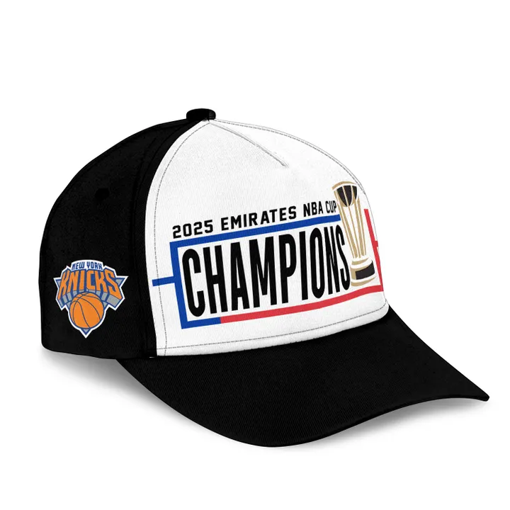 Special New York Knicks 2025 NBA Cup T-Shirt V3