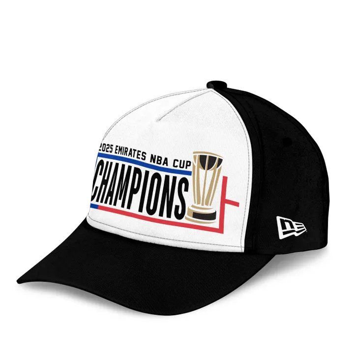 2025 New York Knicks NBA Cup Champions T-Shirt V2