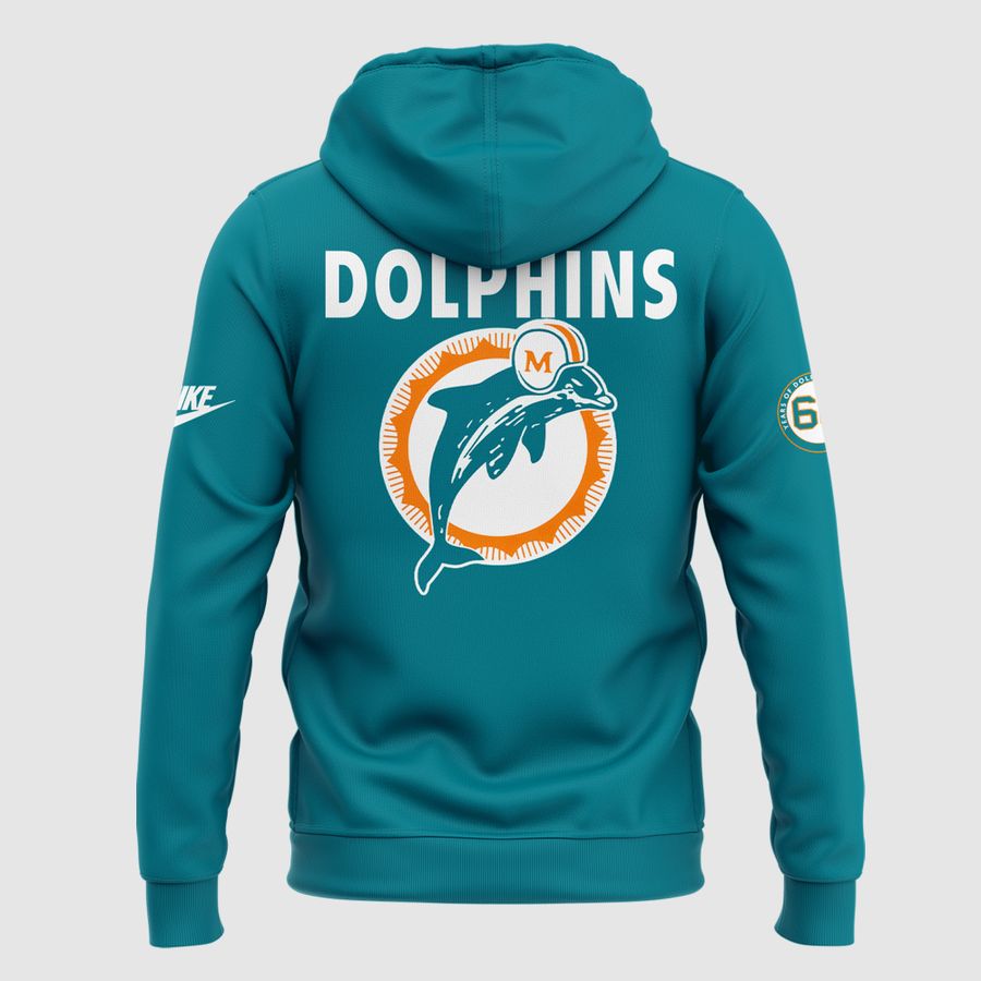 Limited Edition Miami Dolphins Throwback Hoodie