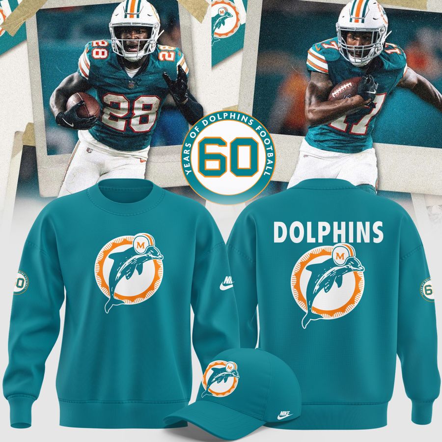 Limited Edition Miami Dolphins Throwback Sweat