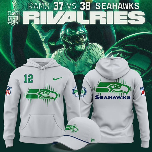 Seattle Seahawks Rivalries Collection Sideline Pullover Combo Hoodie