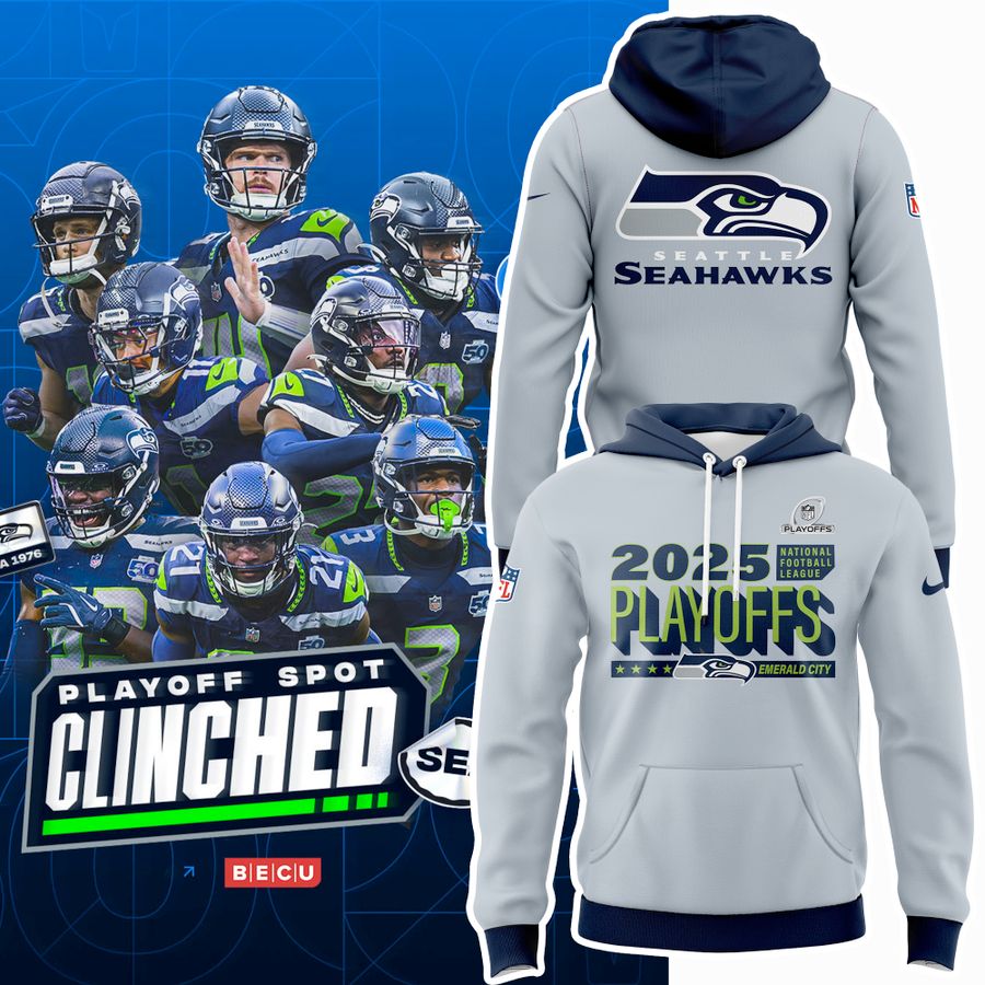 Seattle Seahawks 2025 Playoffs Ready Hoodie