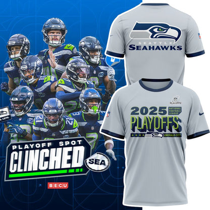 Seattle Seahawks 2025 Playoffs Ready T-Shirt