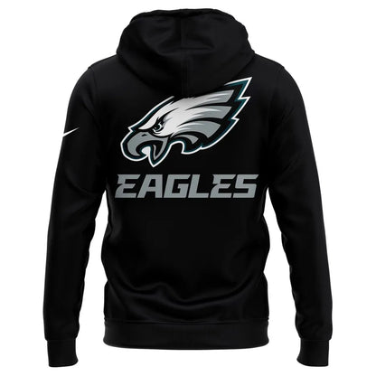 Unisex Black Philadelphia Eagles 2025 NFC East Division Champions Hoodie