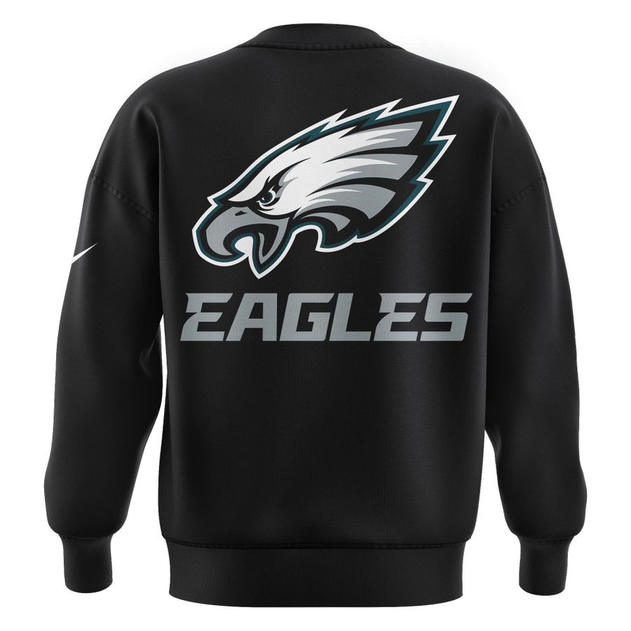 Unisex Black Philadelphia Eagles 2025 NFC East Division Champions Sweatshirt