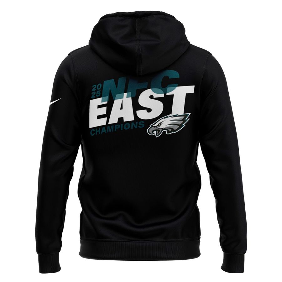 Philadelphia Eagles 2025 Division Champions Zip Hoodie