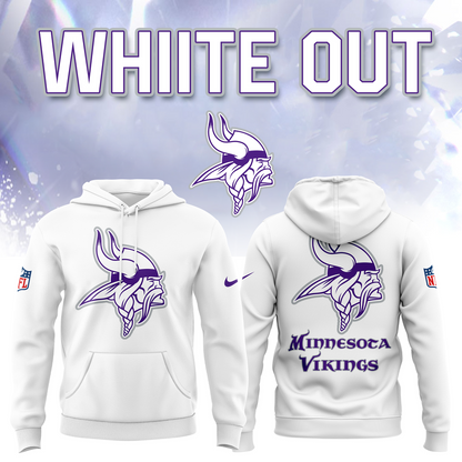 Minnesota Vikings Summit White 2025 Hoodie