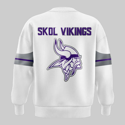 White Minnesota Vikings Sweat.