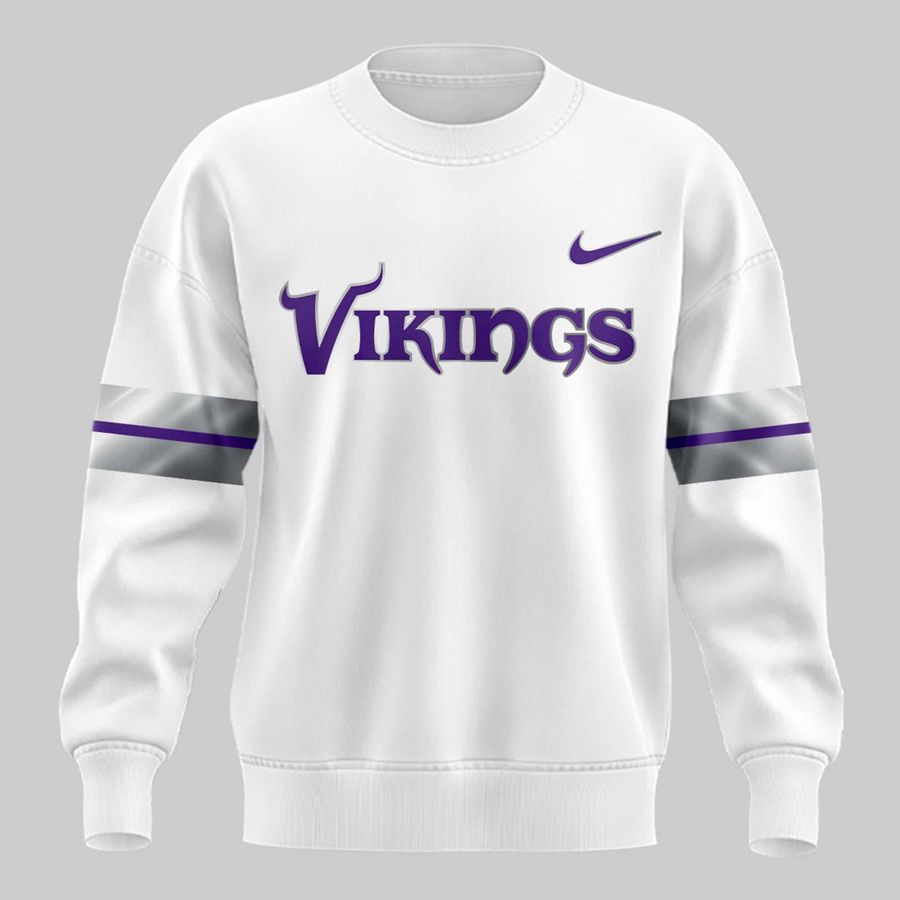 White Minnesota Vikings Sweat.