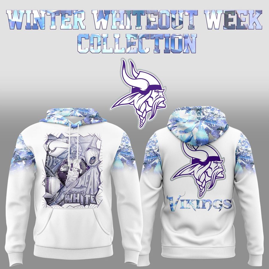 Minnesota Vikings's Winter Whiteout Week Hoodie
