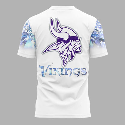 Minnesota Vikings's Winter Whiteout Week T-Shirt