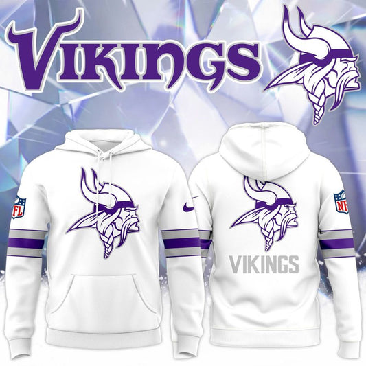 Minnesota Vikings Summit White 2025 Hoodie