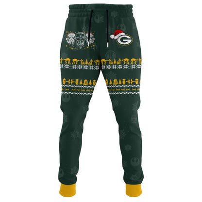 Unisex Packers Merry Christmas The Force Edition Hoodie