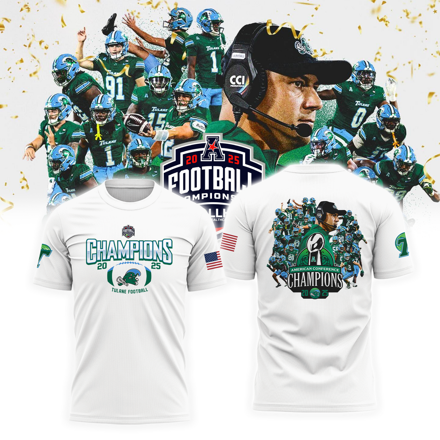 Tulane Football - We are Champions