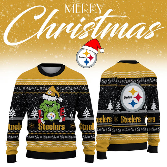 __Pittsburgh Steelers   Limited Ugly Christmas Sweaters