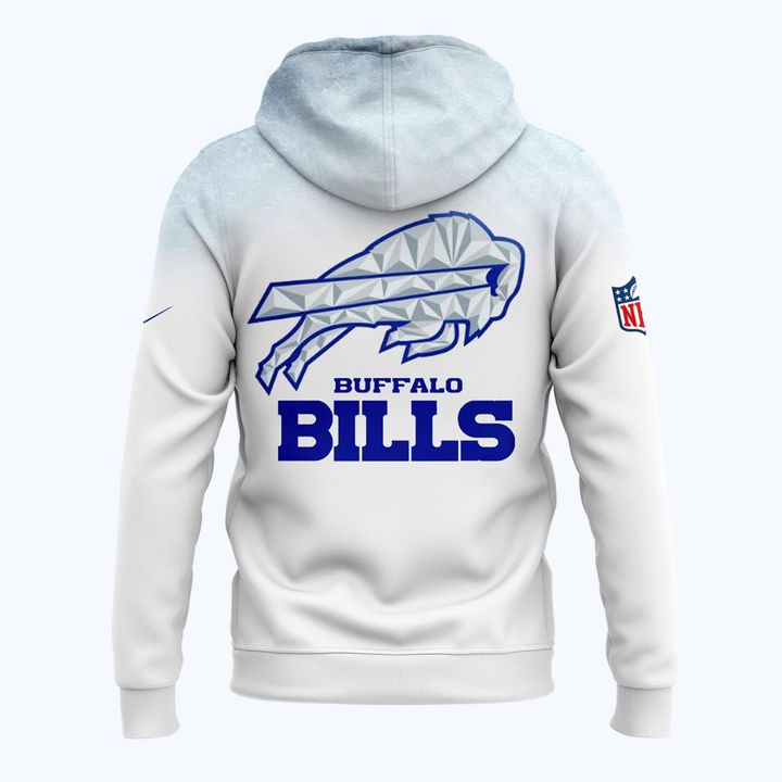 Buffalo Bills Rivalries 2025 Zip Hoodie-White
