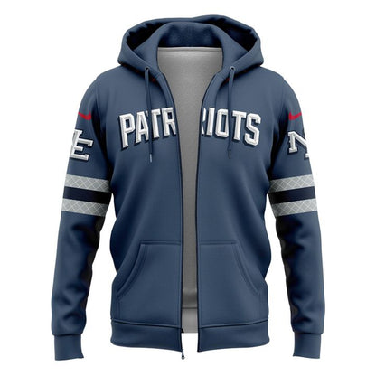 Special Edition New England Patriots zip hoodie 𝙍𝙞𝙫𝙖𝙡𝙧𝙞𝙚𝙨. For fans in 2025.