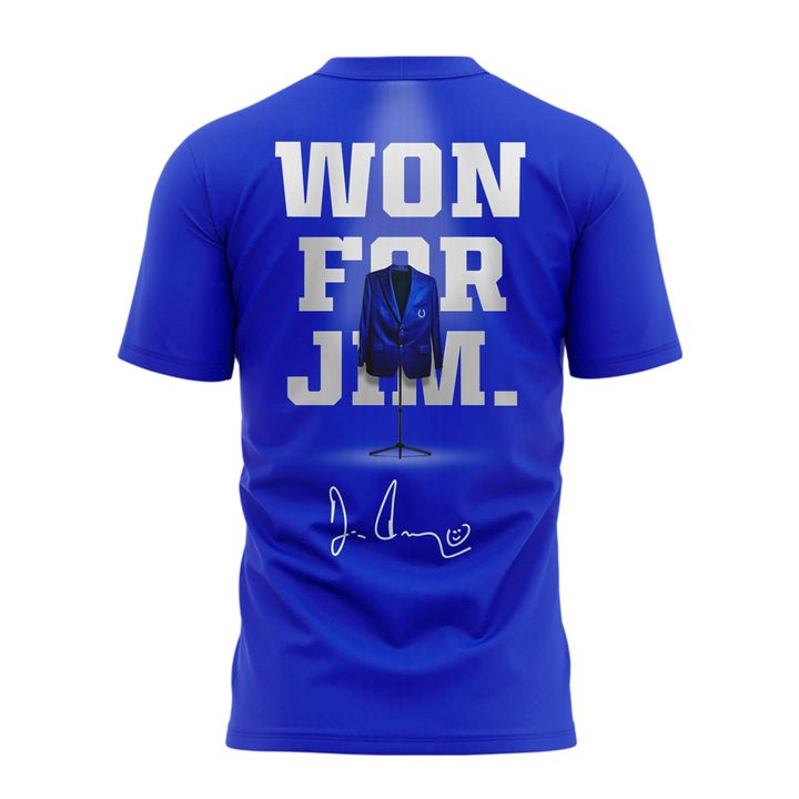 Colts Jim Irsay For The Boss T-Shirt (Blue)