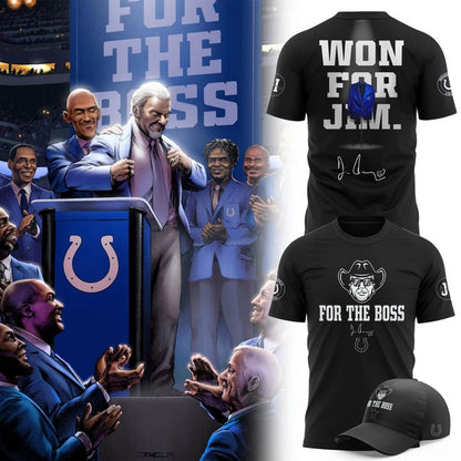 Colts Jim Irsay For The Boss T-Shirt V2 (Black)