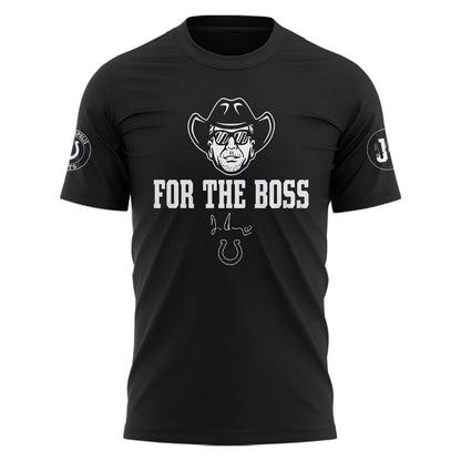 Colts Jim Irsay For The Boss T-Shirt V2 (Black)