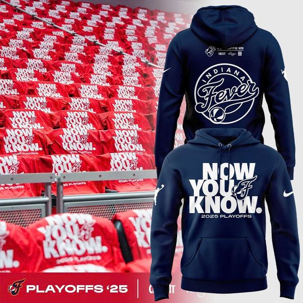 Fever Now You Know 2025 Playoffs Hoodie V2 (Navy)