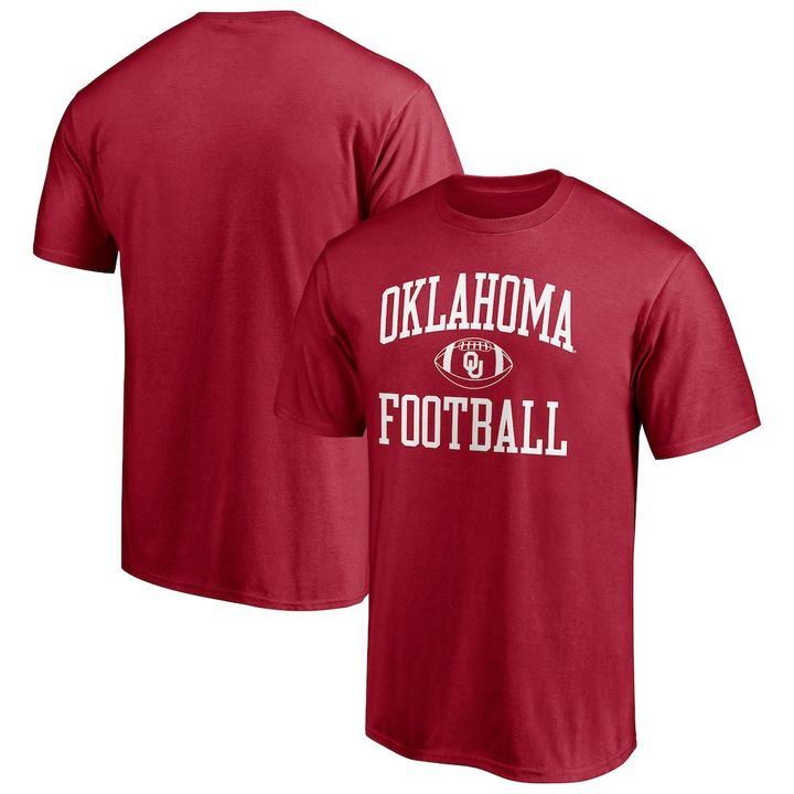 Crimson Oklahoma Sooners First Sprint Team T-Shirt