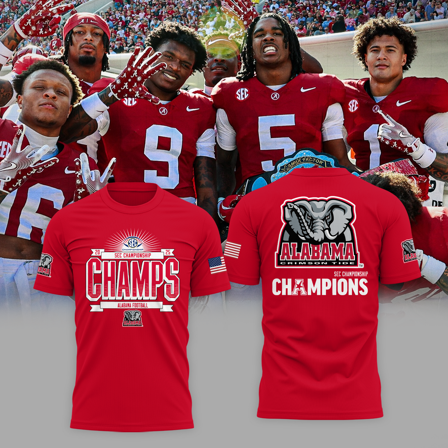 Alabama Football - We are champions 2025