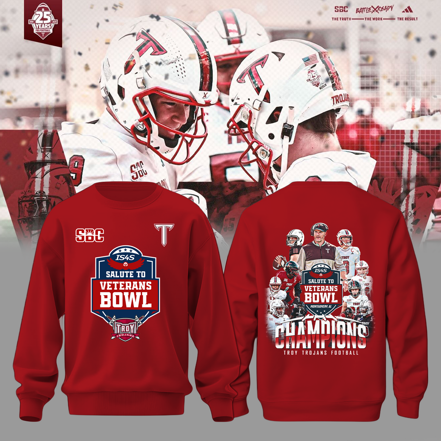 Troy Trojans - The Champ Veterans Bowl 2025