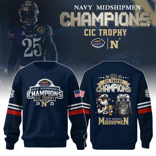 Navy Champions Cic Trophy Limited Edition Sweatshirt 2025