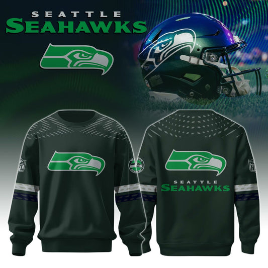 Unisex Seahawks Helmet Inspired Sweatshirt