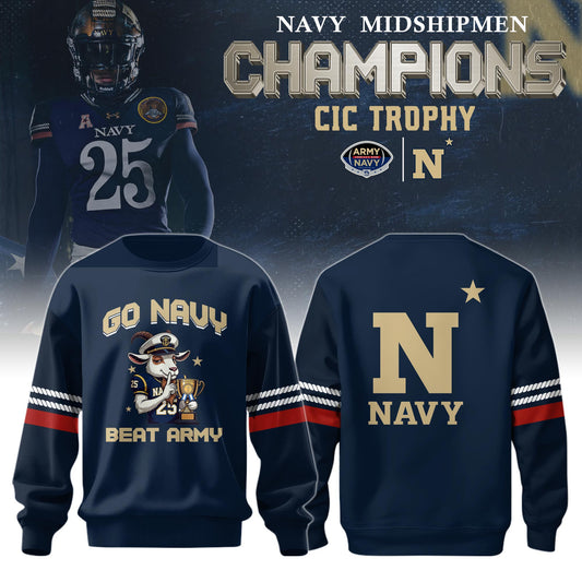 Navy Champions Cic Trophy Limited Edition Sweatshirt 2025