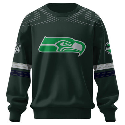 Unisex Seahawks Helmet Inspired Sweatshirt