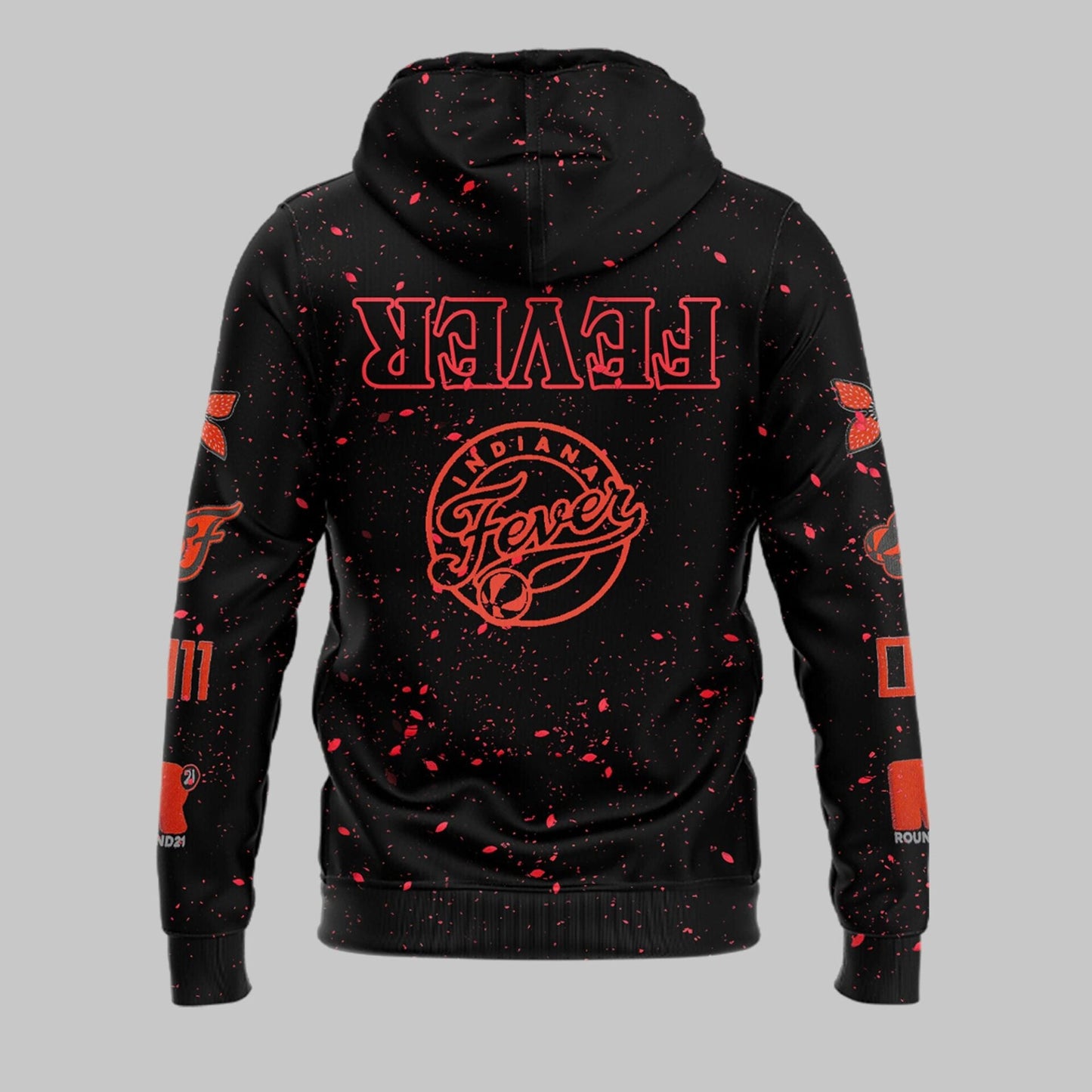 Indiana Fever x Stranger Things Rebel Swingman 2025 Hoodie