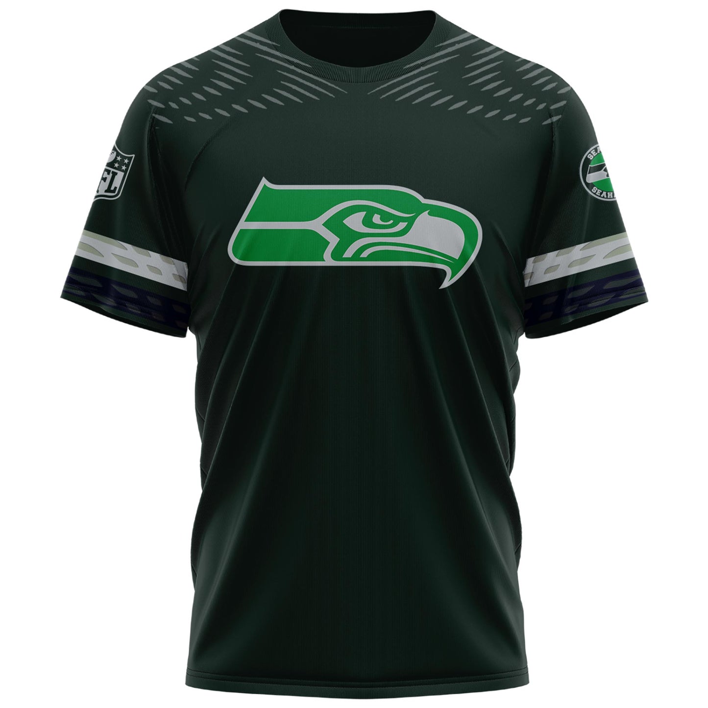 Unisex Seahawks Helmet Inspired Tee