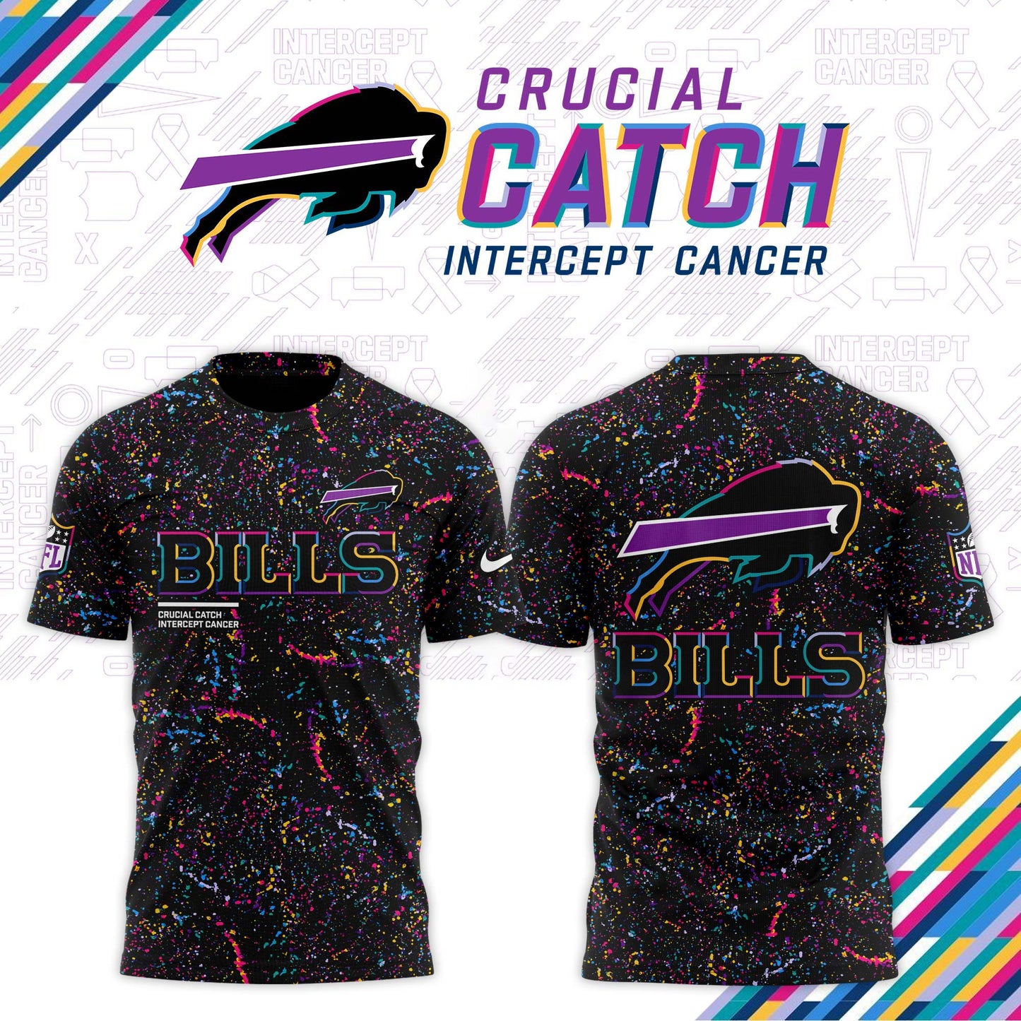 Buffalo Bills Crucial Catch 2025 Limited T-Shirt