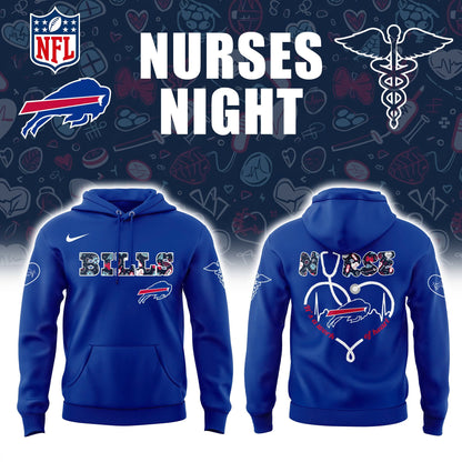Buffalo Bills NURSES NIGHT Hoodie