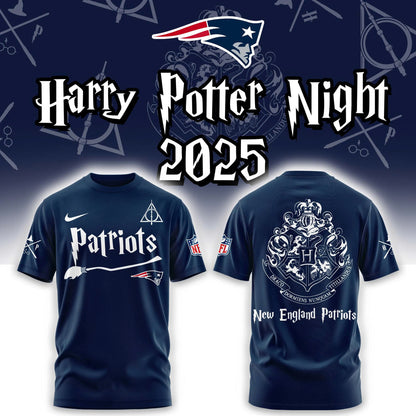 New England Patriots Harry Potter 2025 Combo T-Shirt