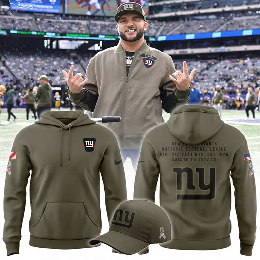 New York Giants 2025 Salute to Service Hoodie | Joggers | Cap