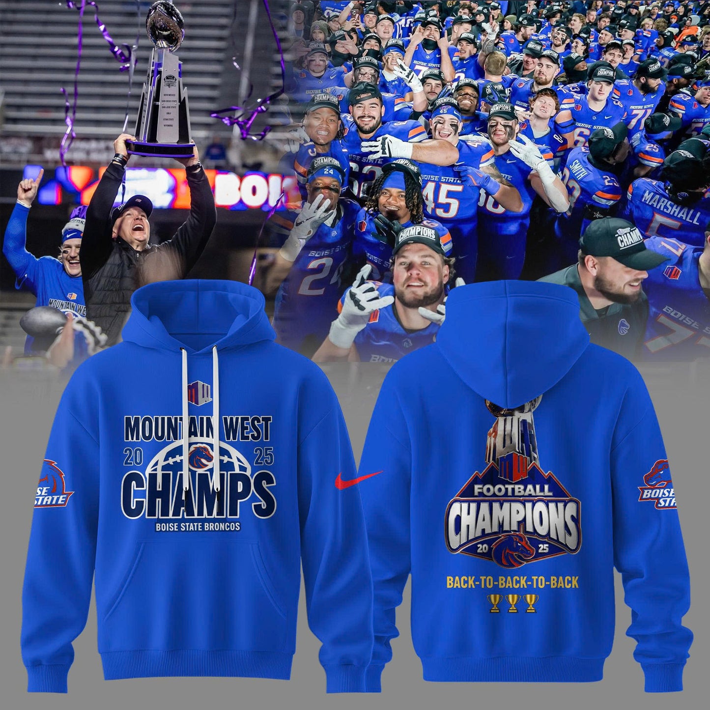 _ Boise State Broncos – Mountain West Champs 2025 Collection